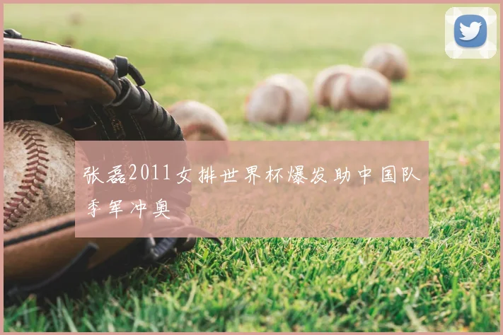 张磊2011女排世界杯爆发助中国队季军冲奥
